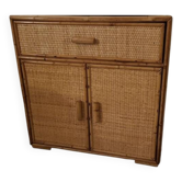 rattan chest of drawers