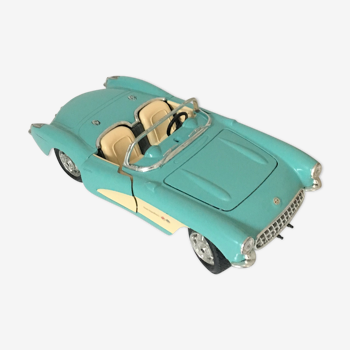 Burago Chevrolet Corvette 1957 1:24 turquoise