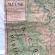 Vintage school card of the Meuse department from 1948