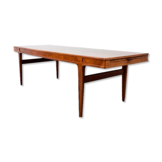 Table basse en bois de rose de Johannes Andersen Danemark années 1960