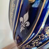 Two-handled baluster vase in late 19th century earthenware from the Gustave Asch factory (1856-1911)