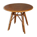 Round rattan coffee table tripod 535mm