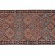 Vintage Turkish rug from Oushak, handwoven 132x360 cm