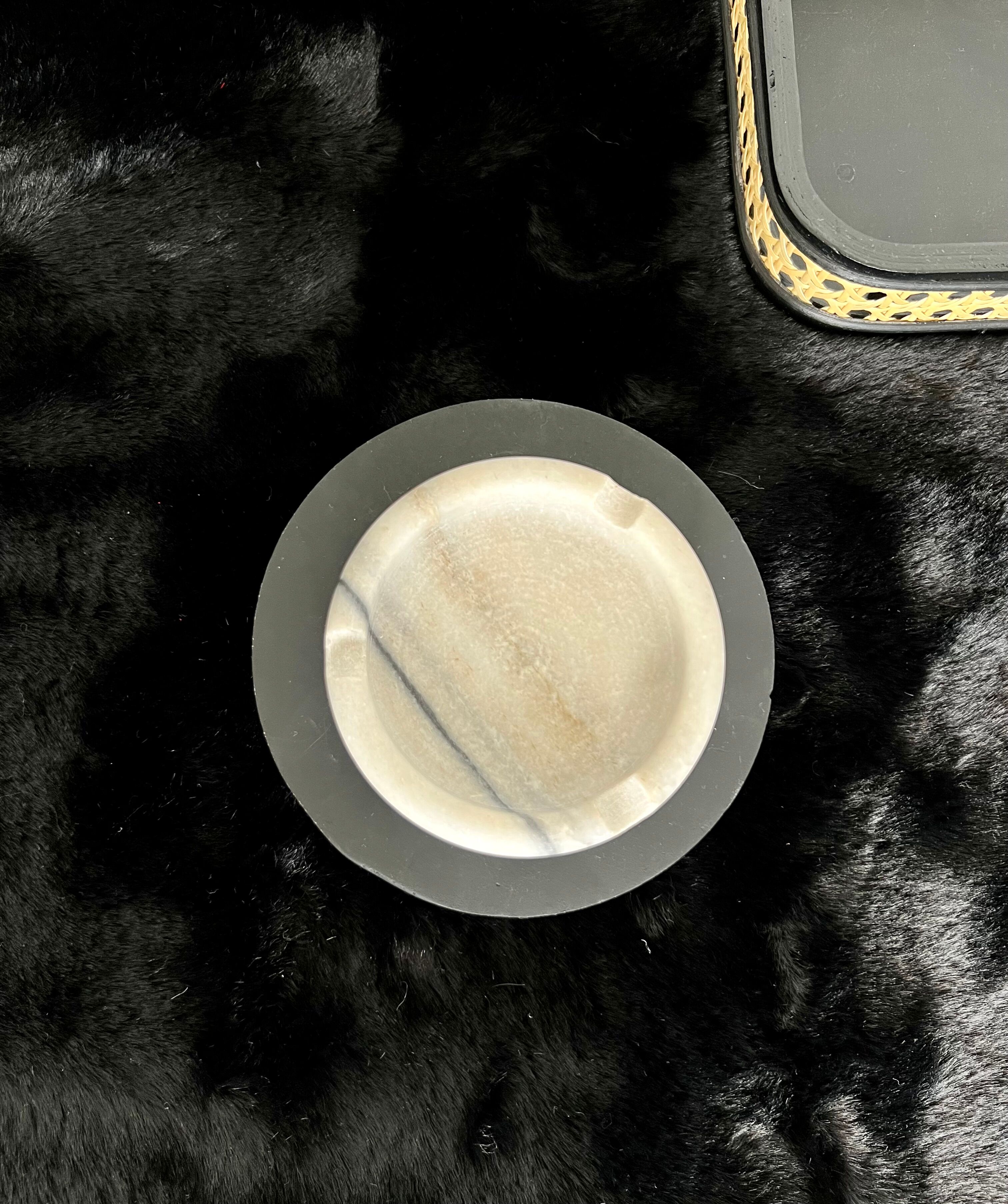 Antique ashtray in real marble