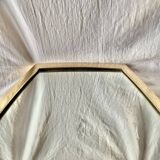 Vintage asymmetrical mirror in gilded brass