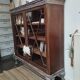 Meuble bibliothèque vitrée style anglais