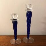 Pair of Kosta Boda candlesticks