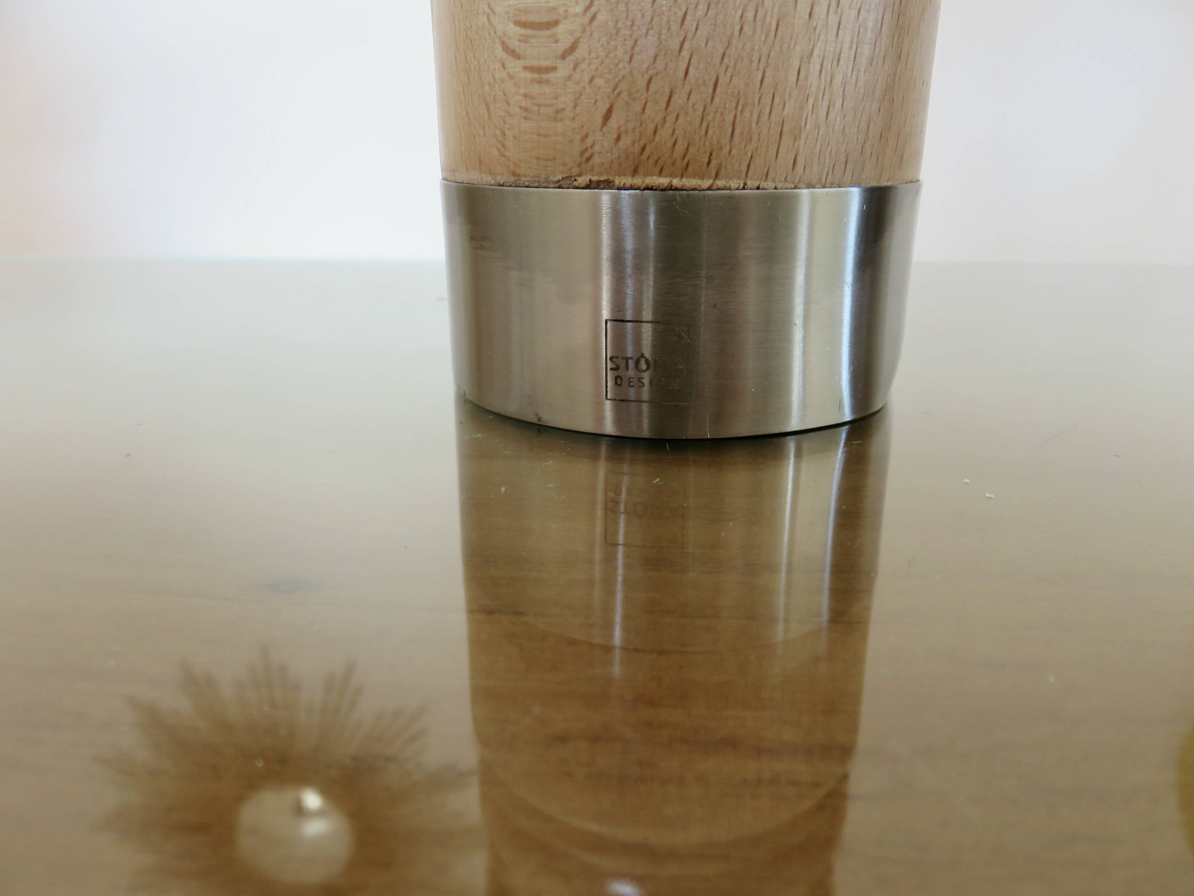 XXL salt and pepper mills by Stoha Design, Germany, 1980