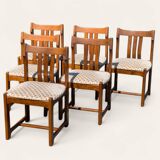 Set of 6 Maison Regain chairs, Roche Bobois, vintage 1960