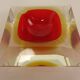 Sommerso Murano Glass Ashtray, Italy, 1960s