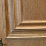 Mid 20th century solid oak brutalist sideboard