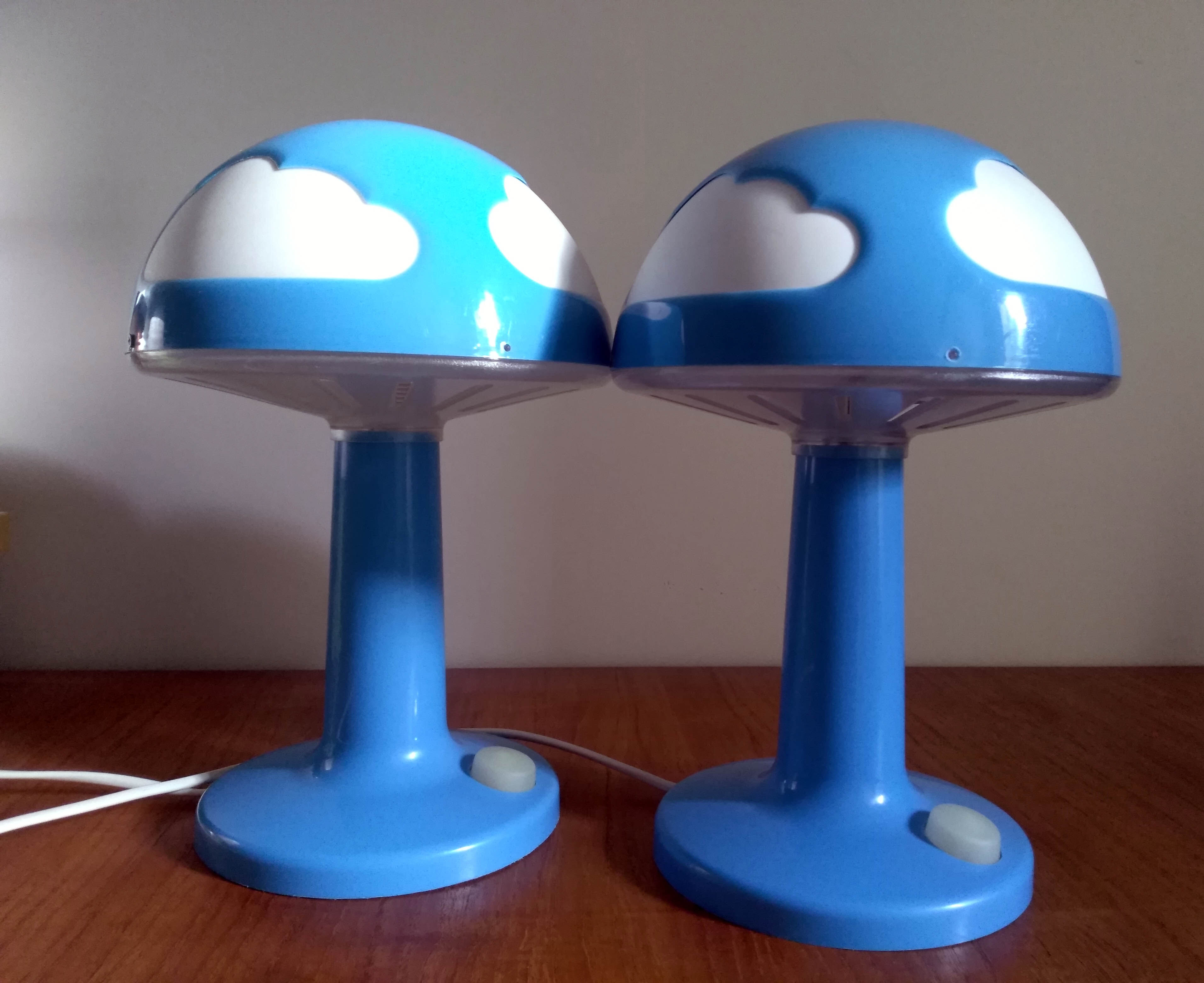 Pair of Skojig Ikea cloud lamps