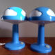 Pair of Skojig Ikea cloud lamps
