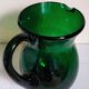 Vintage Empoli blown glass jug