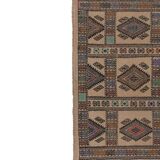 Vintage Turkish rug from Oushak, hand-woven 151x221 cm