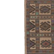 Tapis vintage turc de oushak tissé à la main 151x221 cm