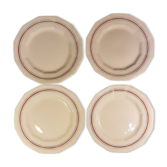 Old earthenware plates