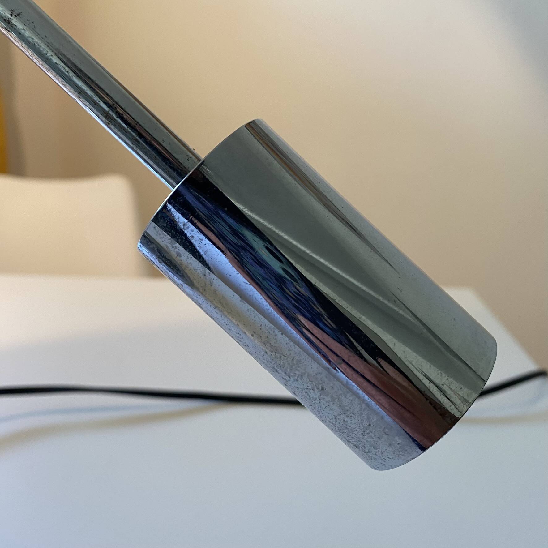 Aluminor chrome balance desk lamp in Space Age style