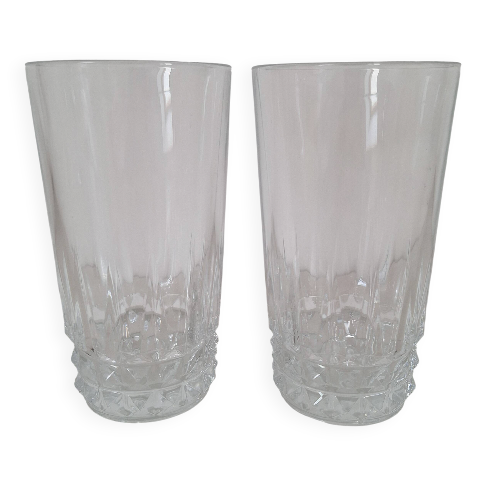 Verres à eau ou apéritif en cristal