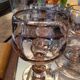 6 bubble blown glasses 70's