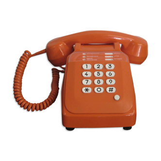 Orange phone Socotel with vintage keys