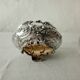 Former silver salt shaker miner punches rock dirt silver and 19th century glass