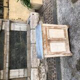 Small white patinated buffet