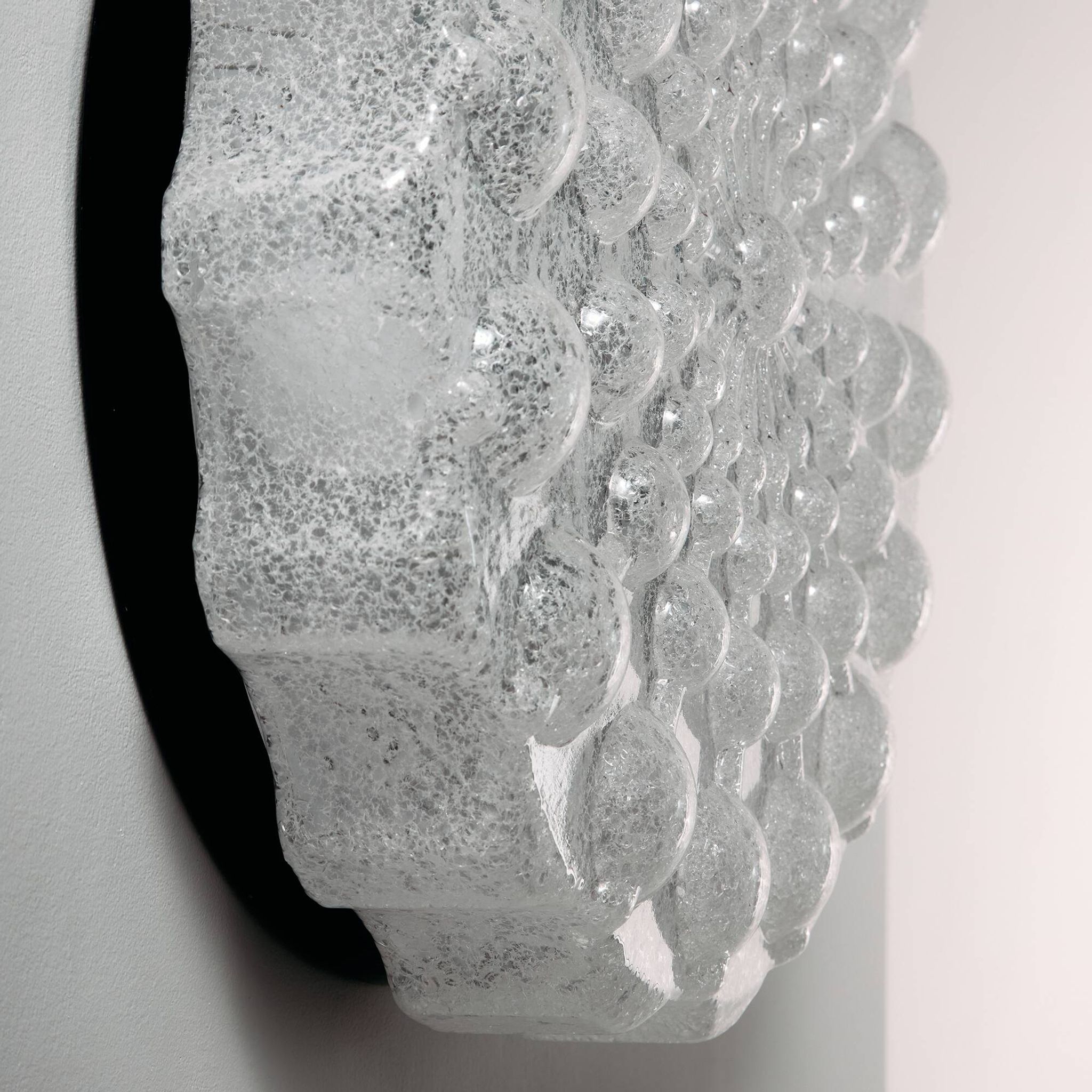 Wall light in metal and plastic