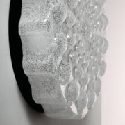 Wall light in metal and plastic