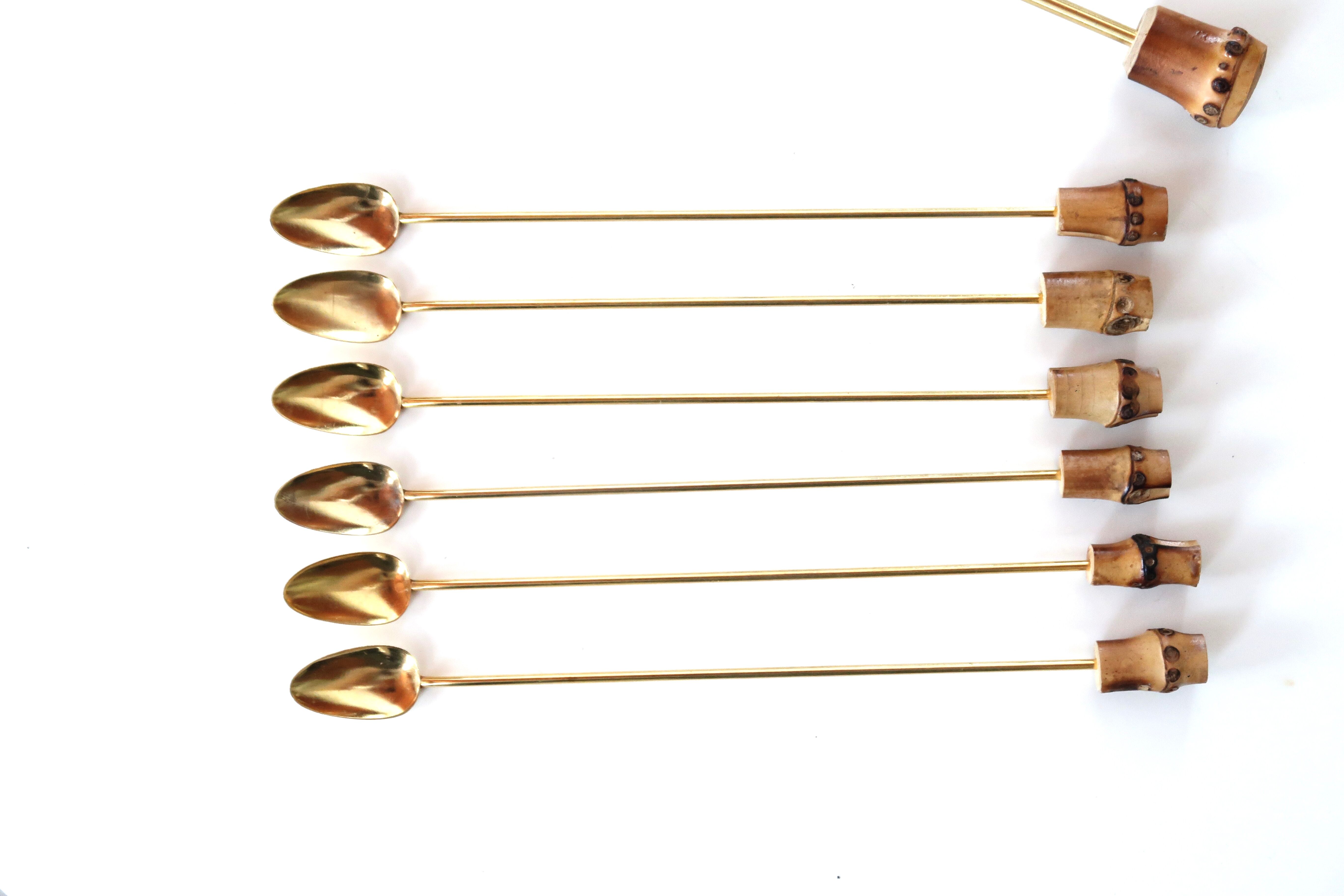 Cocktail kit with bamboo sleeves, 50s