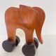 Éléphant en bois – Style Steiff, circa 1930
