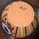 Mael: round ceramic vase from the Art Nouveau period with painted decoration.