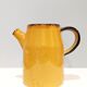 Handmade pitcher in vintage ceramic '60, signed Poët-Laval