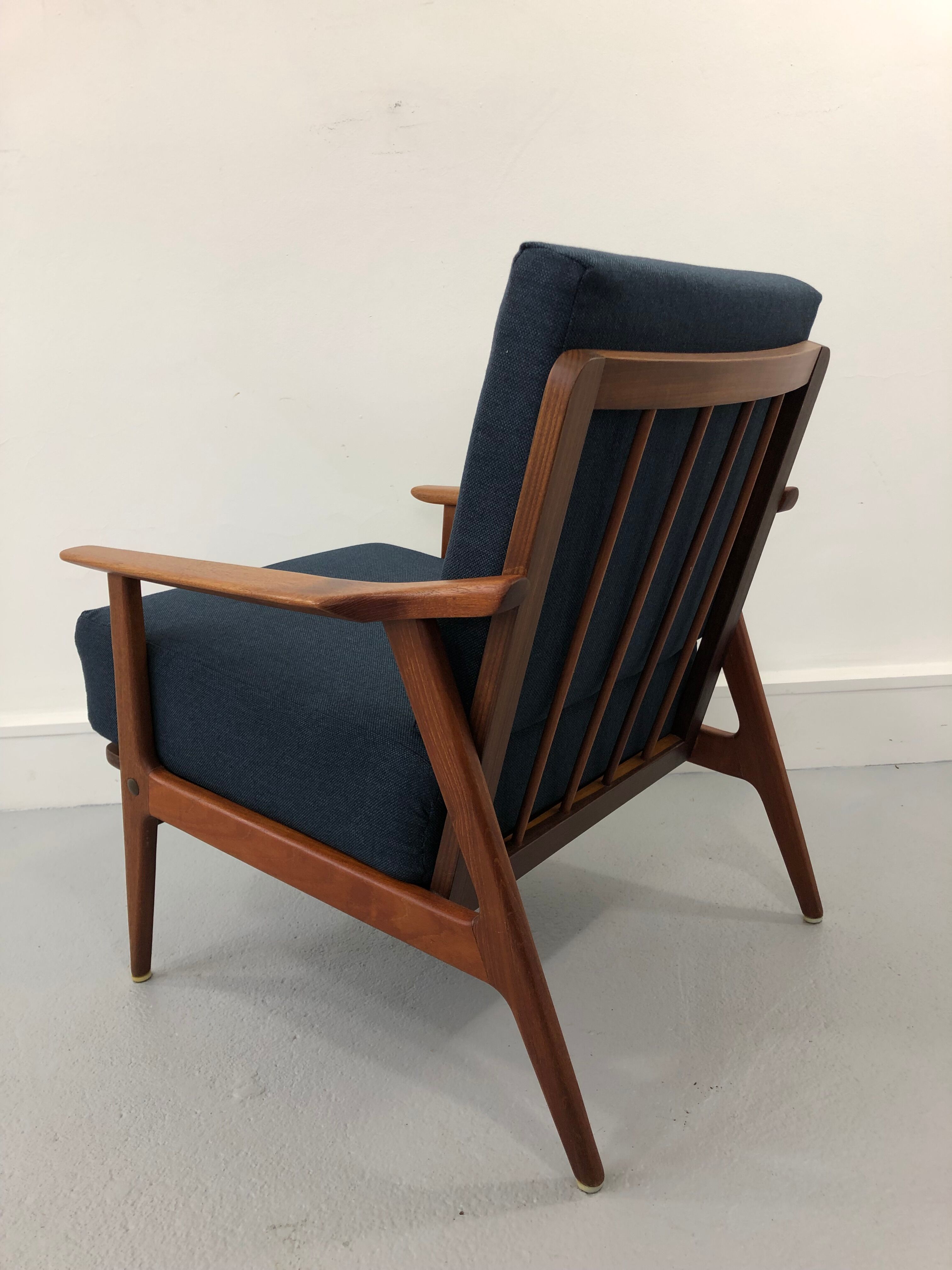 Vintage danish teak lounge chair, 1970s