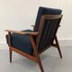 Vintage danish teak lounge chair, 1970s