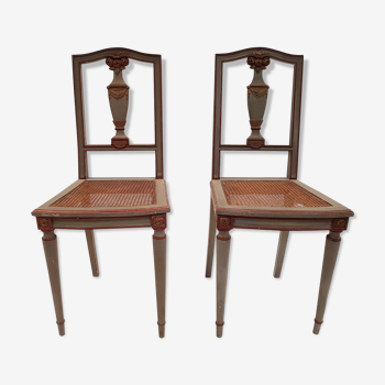 Pair of Louis XVI style chair