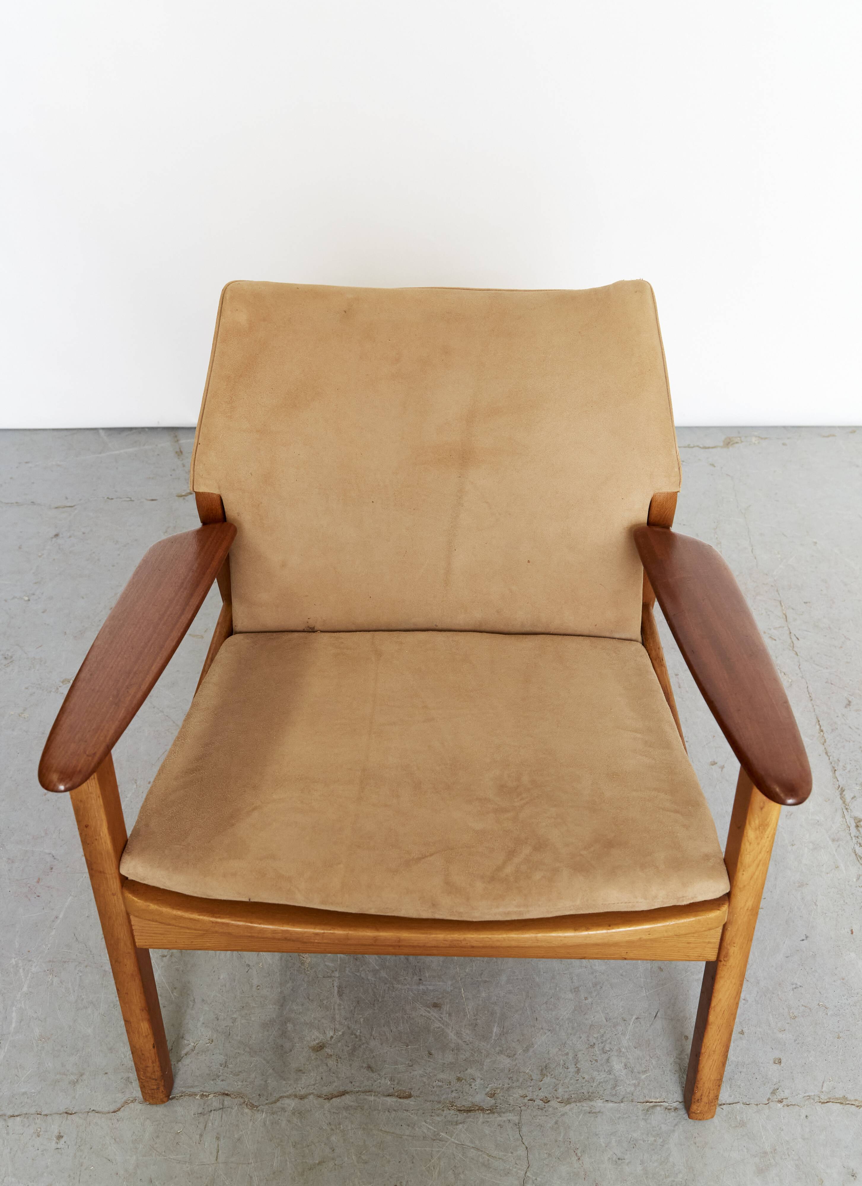 Pair Hans Olsen Easy Chairs for Verner Birkholm