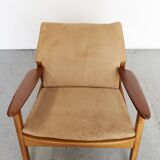 Pair Hans Olsen Easy Chairs for Verner Birkholm