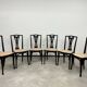 Set of 6 dining chairs no.319 by J&J Kohn