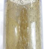 Vintage Bandor bubble vase – amber blown glass – 1960s design – decoration