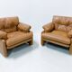 Pair of 'Coronado' armchairs by Afra & Tobia Scarpa for B&B Italia