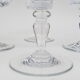 4 Baccarat crystal champagne cups, picadilly model