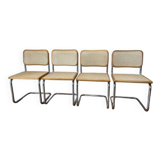Set of 4 Marcel Breuer B32 chairs