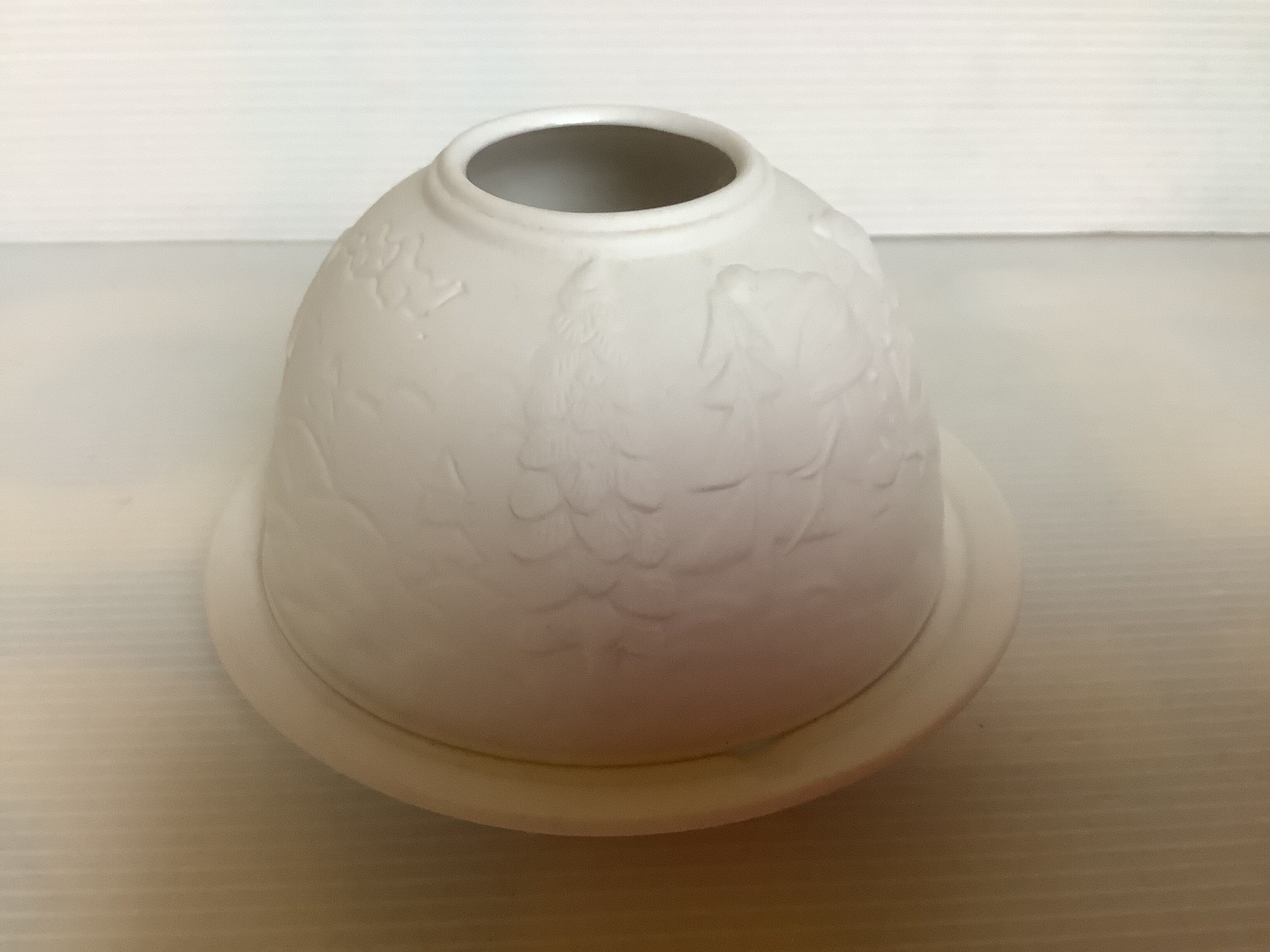 Pair of Christmas candle holders