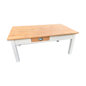 Table basse de ferme campagne bois