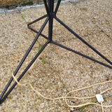 Lampadaire tripode, tablette et porte plantes, vintage, années 50