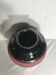 Ball old ART DECO enameled ceramic vase black & red Vintage