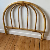 Vintage rattan headboard for single bed