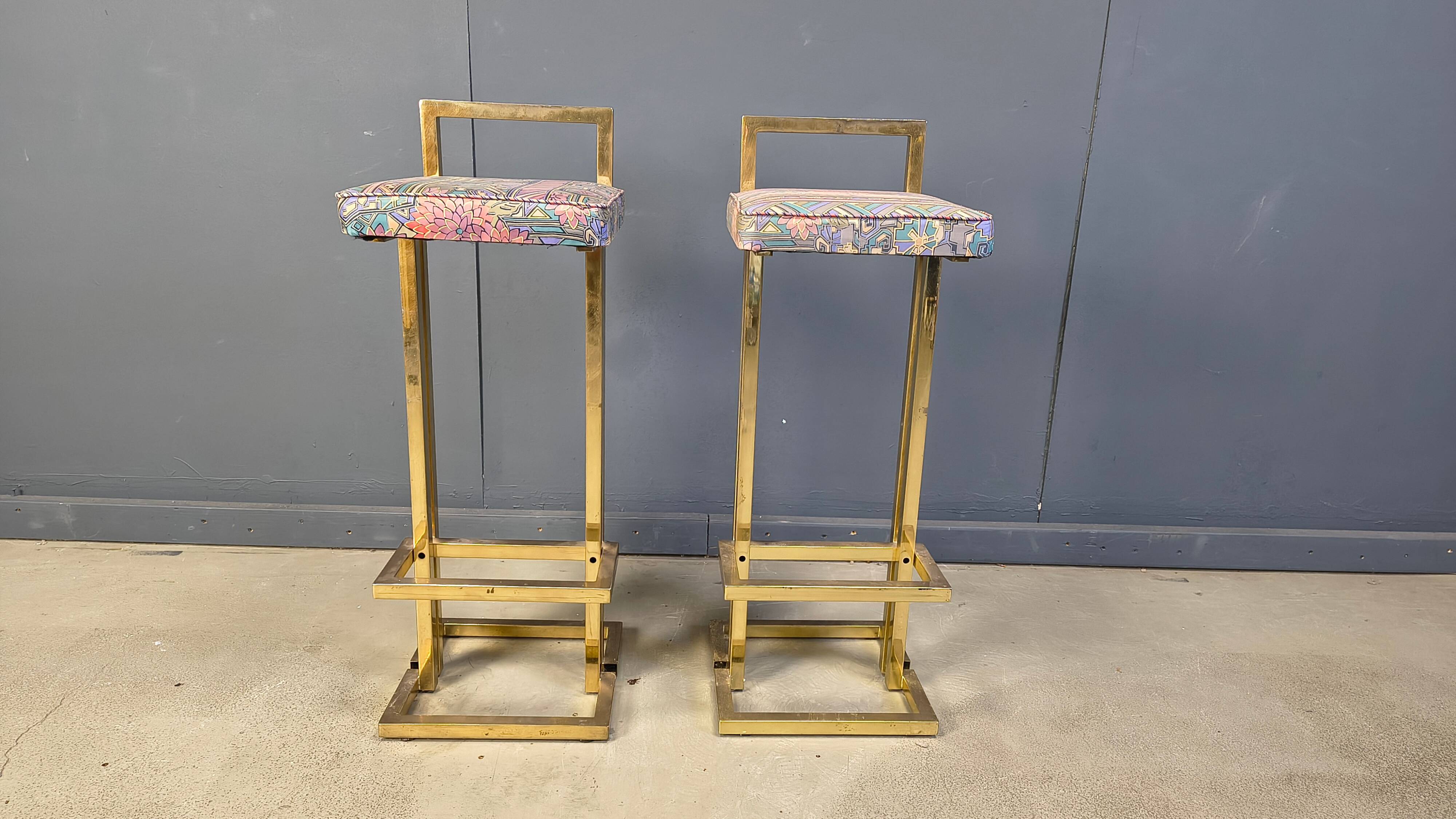 Tabourets de bar Belgochrom, ensemble de 2, années 1970