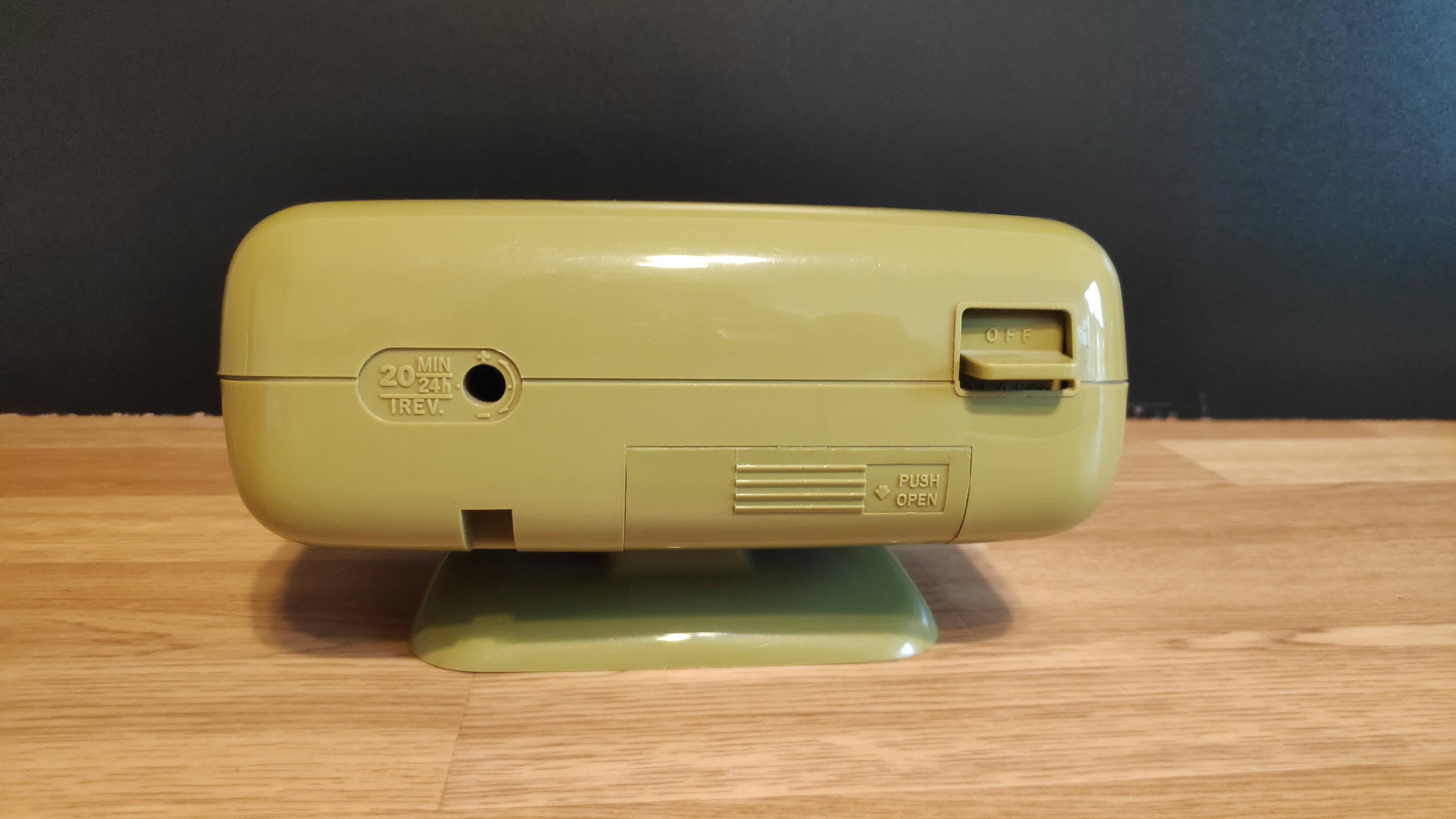 Japanese "space age" alarm clock Sanyo Digi-Glo